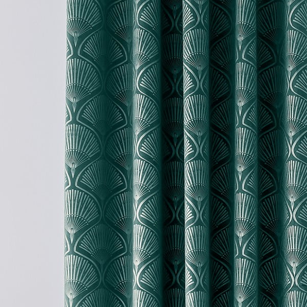 Rohelised kardinad 2tk komplektis 168x183 cm Art Deco Pearl - Catherine Lansfield-image-2