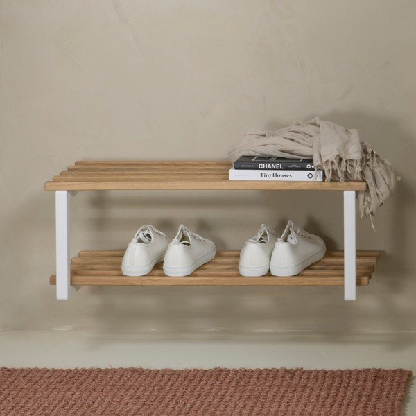 Valge metallist jalatsiriiul Marco - Spinder Design-image-3