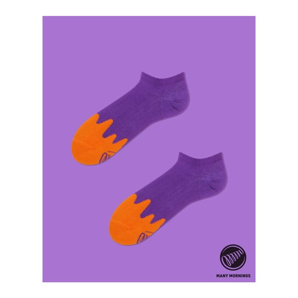 Ponožky Many Mornings Melted Purple Low, vel. 35/38