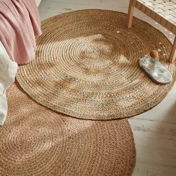 Džuudist ümmargune vaip siniste aktsentidega 133x133 cm Capri - Flair Rugs-image-2