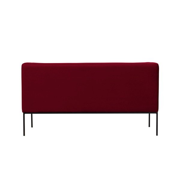 Červená sametová pohovka Windsor & Co Sofas Neptune, 145 cm-image-4