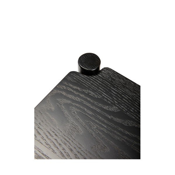 Tammepuust ratastel serveerimislaud 40x40 cm Norm - Hübsch-image-4