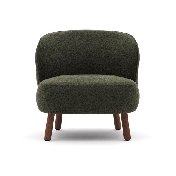 Khaki värvi šenill-tugitool Ulit - Kave Home-image-2