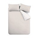 Beež puuvillane voodipesu 230x220 cm Ashford Stripe - Bianca