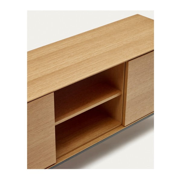 Tammedekooriga telerilaud 195x55 cm Vedrana - Kave Home-image-4