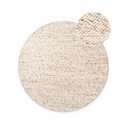 Beež käsitsi kootud villane ümmargune vaip ø 160 cm Lyon Beans - Elle Decoration