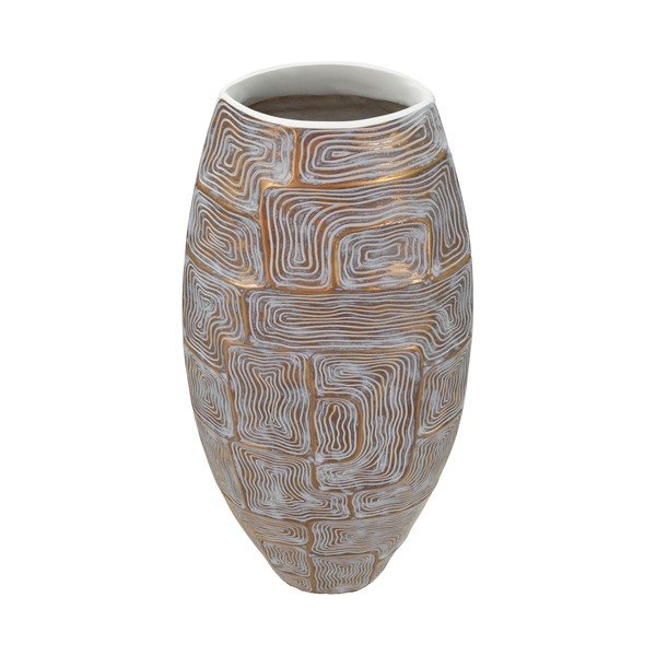 Kuldne polüresiinist vaas (kõrgus 59,5 cm) Eclips - Mauro Ferretti-image-2