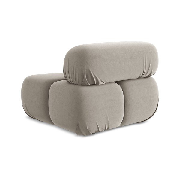 Beež sametne diivanimoodul Lokua - Makamii-image-3