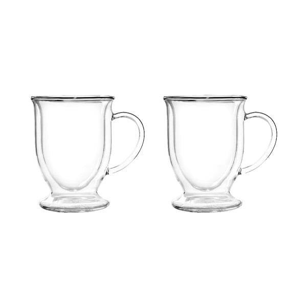 2 topelt seinaga latteklaasi komplekt, 250 ml - Vialli Design-image-2