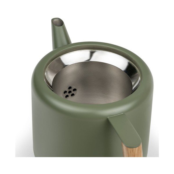 Roheline roostevabast terasest teekann 1,1 l Duet Boston - Bredemeijer-image-2