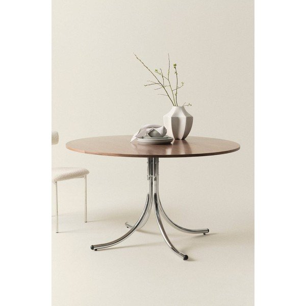 Metallist ümmargune söögilaud ø 130 cm Chipley - Jotex-image-1