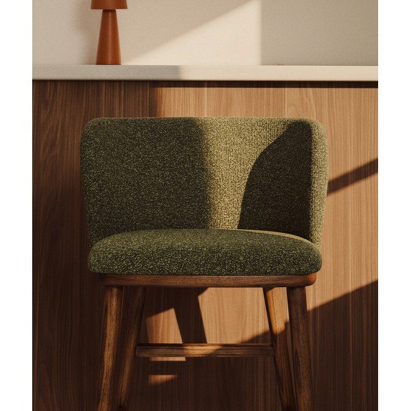 Tumeroheline polsterdatud baaritool (istme kõrgus 75 cm) Ciselia - Kave Home-image-2