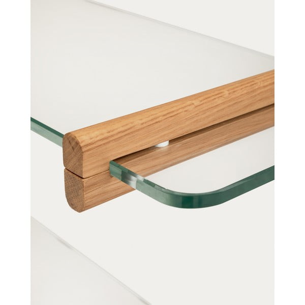 Klaasist komponent - riiul 90x10 cm Sitra - Kave Home-image-3