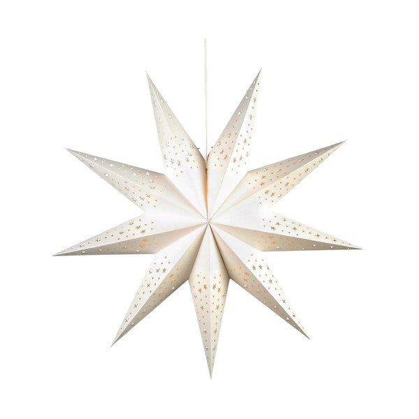 Bílá světelná dekorace Markslöjd Olvalla, ø 75 cm