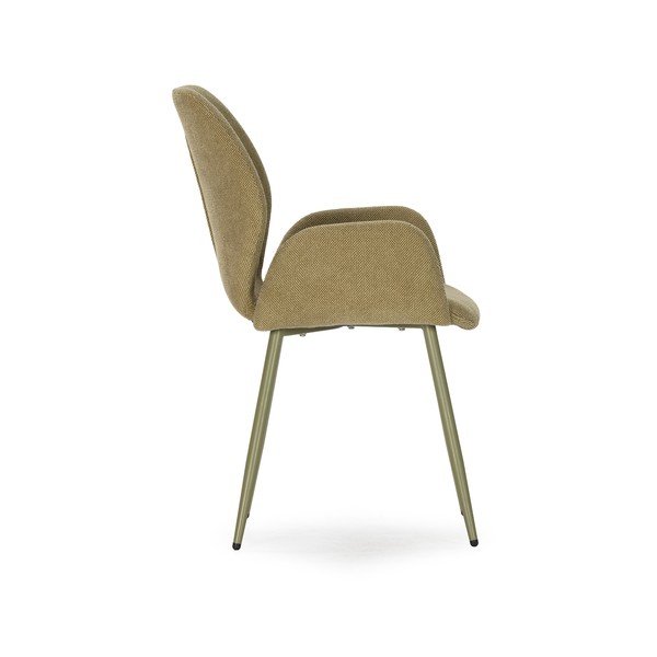 Rohelised polsterdatud söögitoolid 2 tk komplektis Ansu - Marckeric-image-3