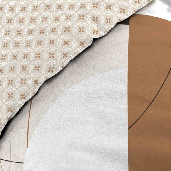 Valge-beež puuvillane voodipesu kaheinimese-/lisavoodile 240x220 cm Natacha - douceur d'intérieur-image-2