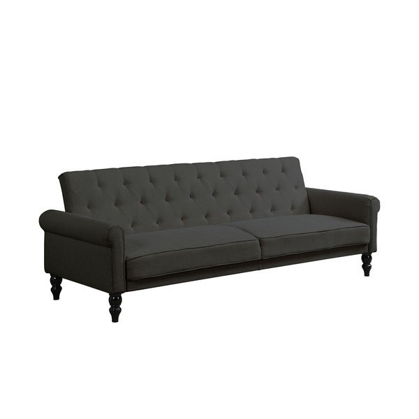 Antratsiitvärvi lamav/kokkupandav diivan 222 cm Tyne - Støraa-image-2