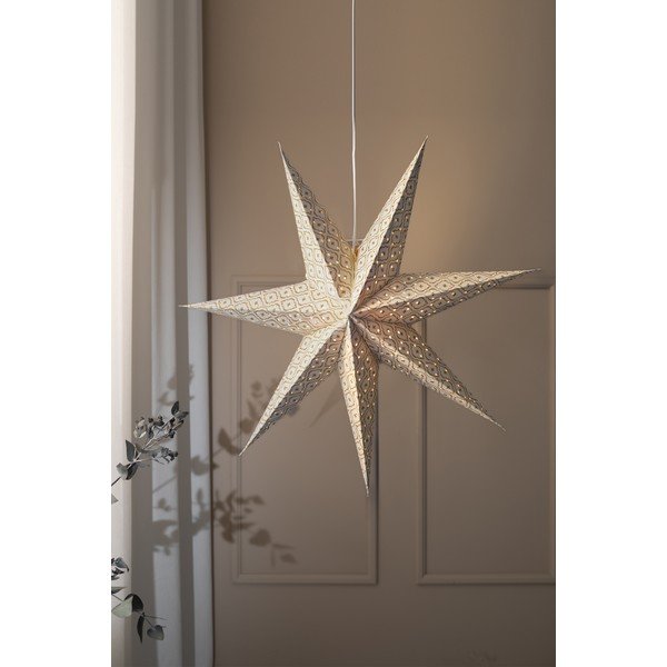 Valge rippuv jõulumotiividega valguskaunistus Baroque - Markslöjd-image-1