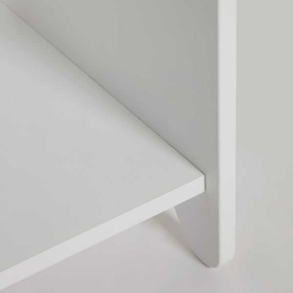 Valge laste raamaturiiul , 78 x 38 cm Nunila - Kave Home-image-3