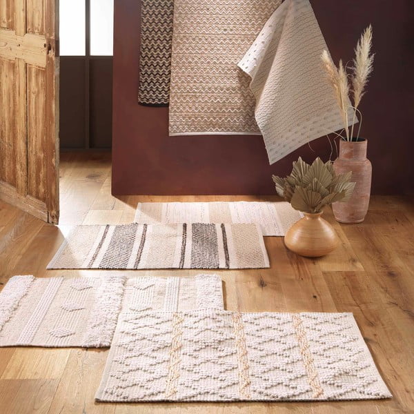 Kreem pestav vaip 60x90 cm Silves - douceur d'intérieur-image-2