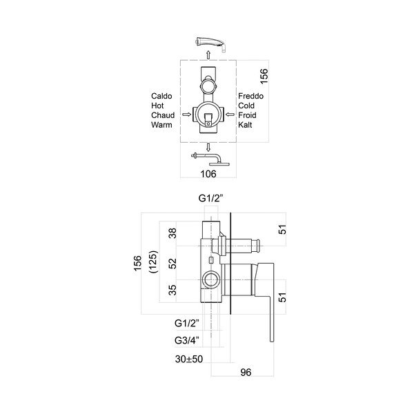 Matt must seinasegisti (2 väljundit) Latus - Sapho-image-1