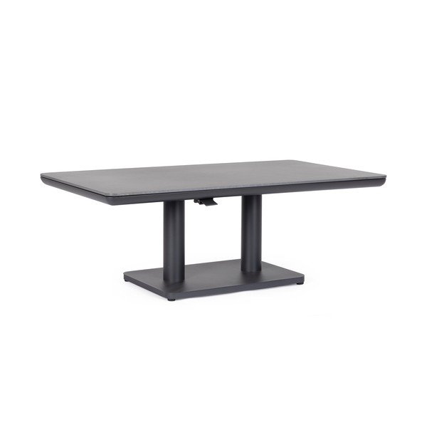 Alumiiniumist aia söögilaud 80x140 cm Miguel - Bizzotto-image-4