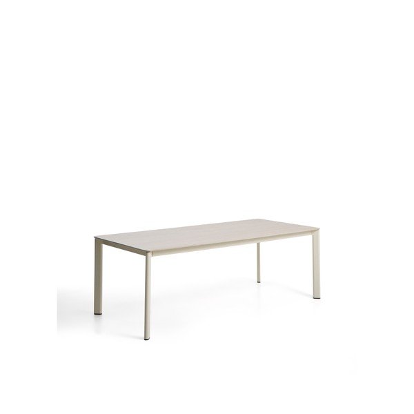 Kiviplaadiga aiasöögilaud 100x220 cm Anafi - Kave Home