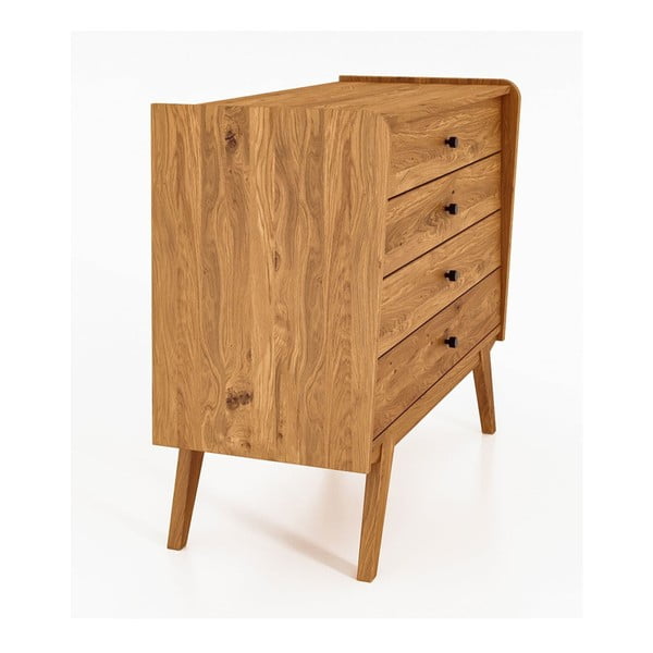 Madal kapp tammepuidust 100x90 cm Retro - The Beds-image-3