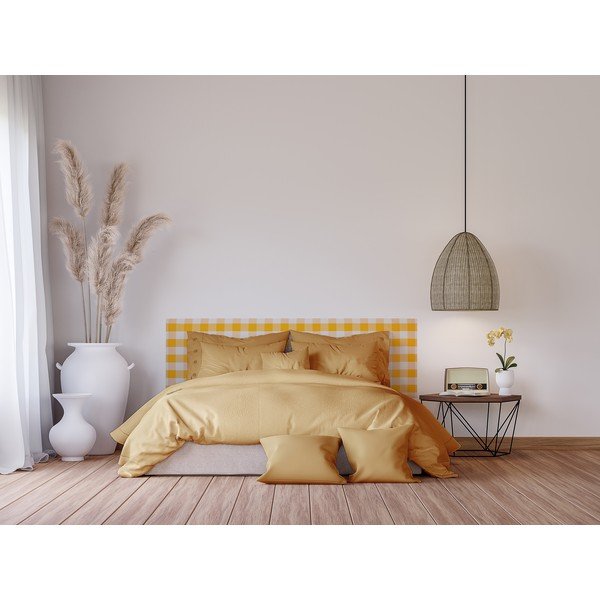 Kollane polsterdatud peatugi 165x52 cm Billie - Really Nice Things-image-3