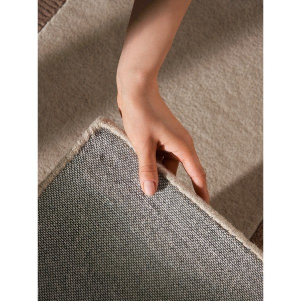 Pruun/kreemikas villasegu vaip 200x290 cm Karola - Villeroy&Boch-image-1