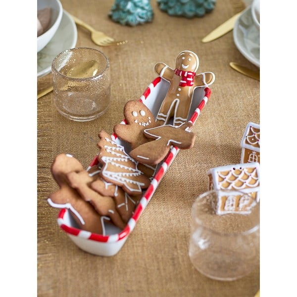 Valge keraamiline kauss jõulumotiiviga 110 ml Ginnie - Bloomingville-image-1