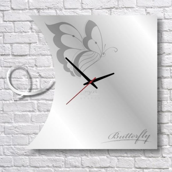Nástěnné hodiny Butterfly Clock