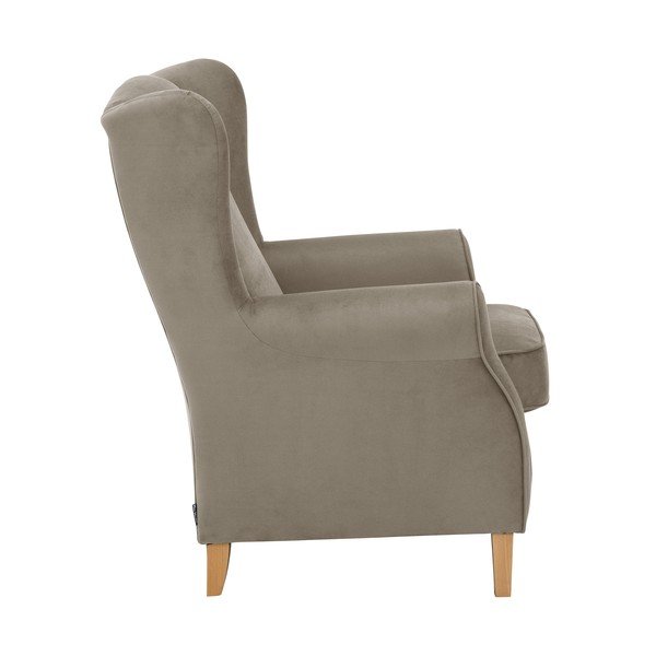 Pruun sametist tugitool Lorris - Max Winzer-image-3