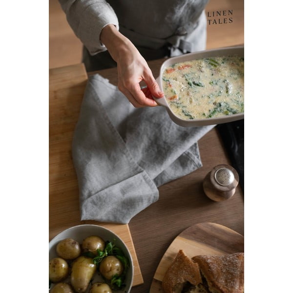 Linane rätik 45x65 cm Khaki - Linen Tales-image-3