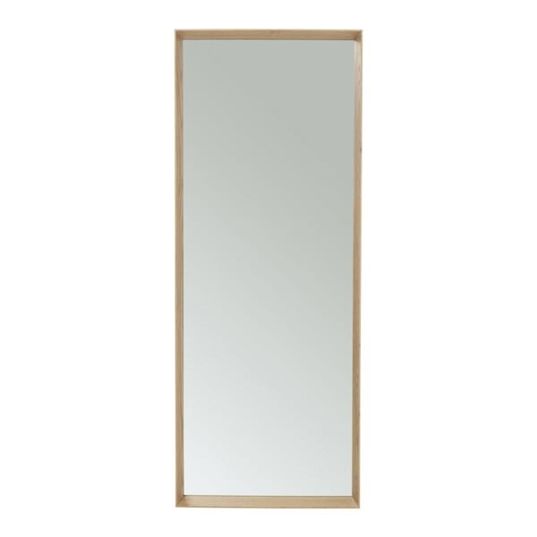 Zrcadlo s rámem z masivního dubu Kare Design Montreal