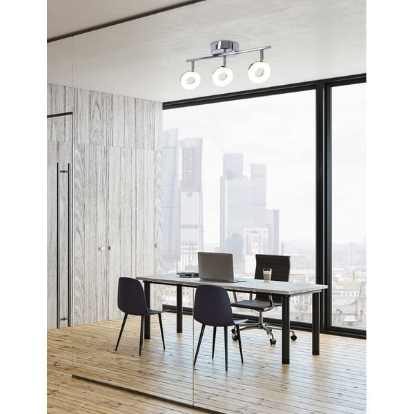 LED laevalgusti läikiv hõbedane 47x16 cm Thema - Candellux Lighting-image-1