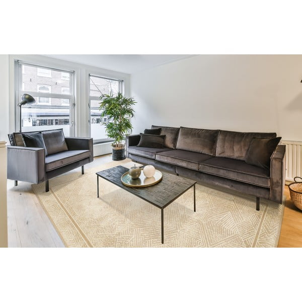 Beež villane vaip 133x180 cm Jenny - Agnella-image-1