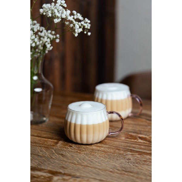 Cappuccino tassid 2tk komplektis 350ml Tulip - Vialli Design-image-1