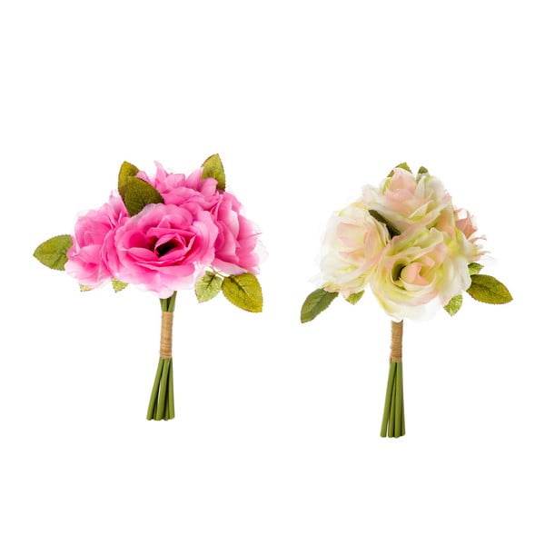 Sada 2 umělých květin Unimasa Rose Bouquet