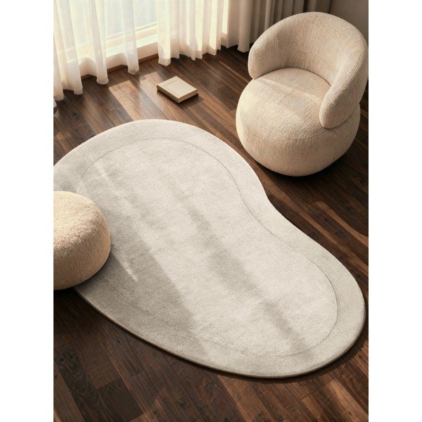 Kreem käsitsi kootud villasegust vaip 125x200 cm Kari Organic - Villeroy&Boch-image-1