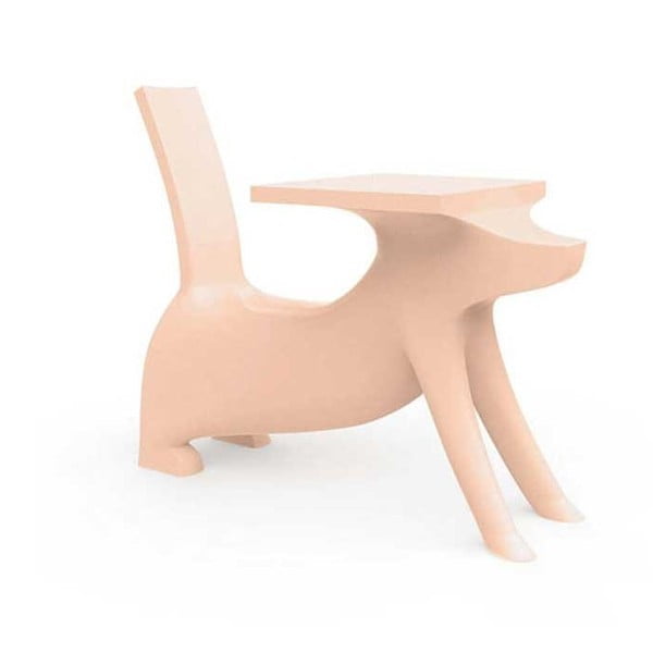 Světle růžová dětská stolička Magis Le Chien