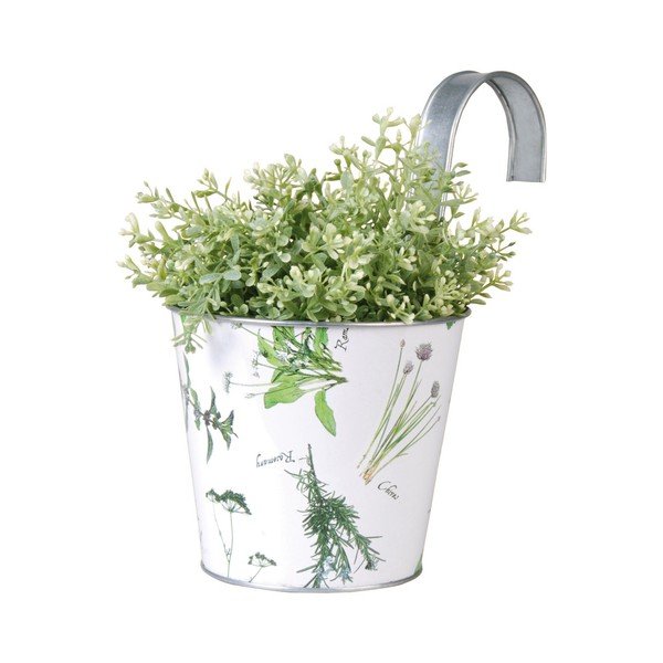 Závěsný plechový květináč Esschert Design Herbs