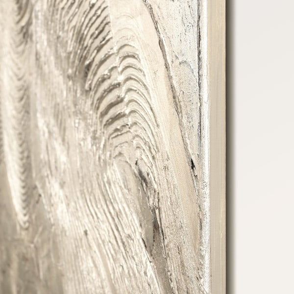 Maal 88x118 cm Metallic Silver - Malerifabrikken-image-2