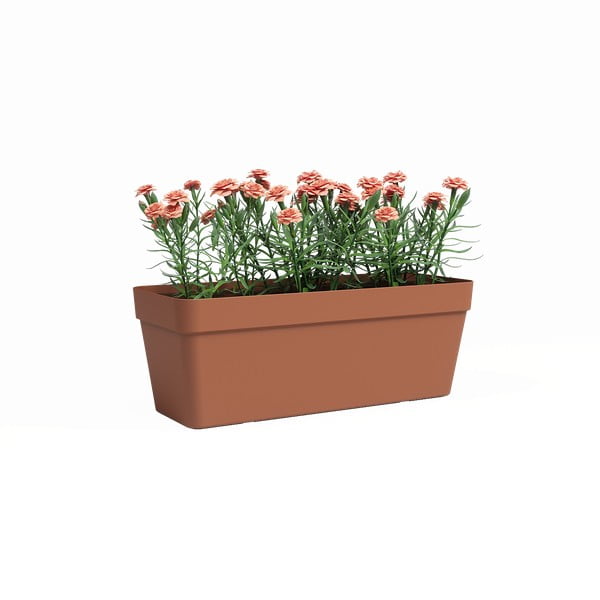 Taaskasutatud plastikust isekastev taimekast 50 cm Capri - Artevasi-image-1