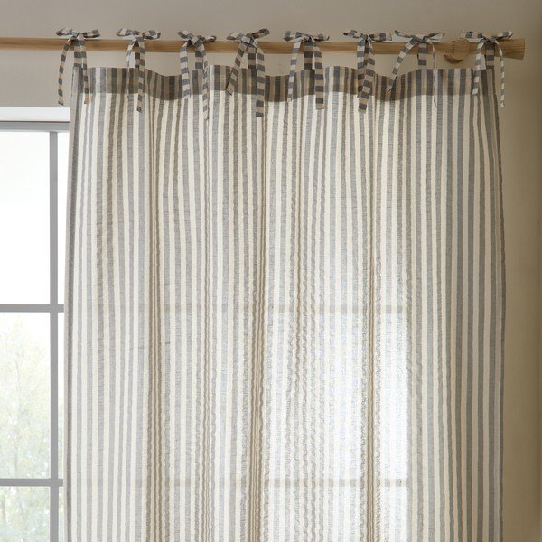 Hall kardin 140x229 cm Zanzibar Woven Stripe - Pineapple Elephant