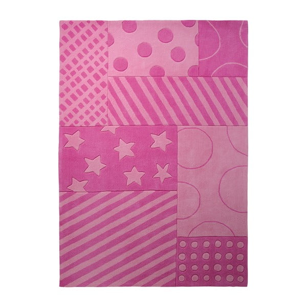 Koberec Esprit Stars Stripes Pink, 90x160 cm