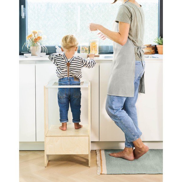 Valge õppetool Nuun - Kave Home-image-1