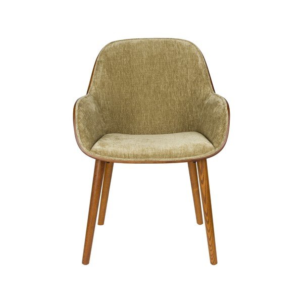 Roheline polsterdatud söögitool käetugedega Taylor - Dutchbone-image-2