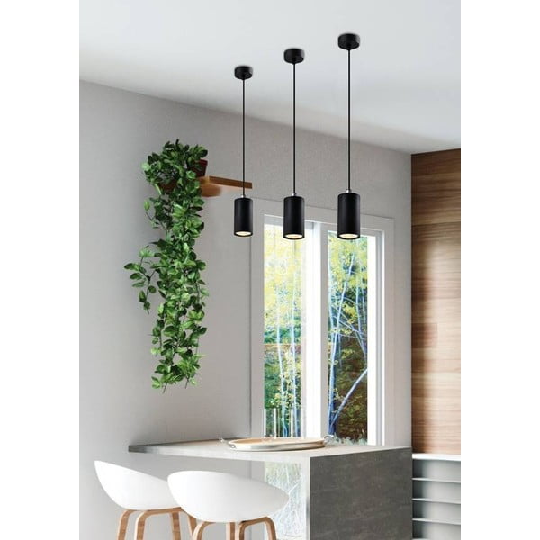 Must rippvalgusti metallist varju ø 7 cm Tubo - Candellux Lighting-image-1