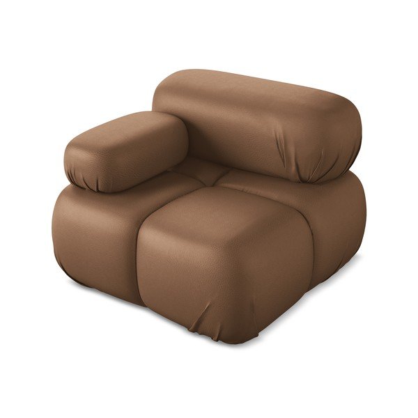 Pruun nahast diivanimoodul (vasakpoolne nurk) Lokua - Makamii-image-1